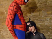 Örümcek Adam Becerdin Büyük Memeli Catwoman