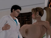 3D Animasyon - Doktor ve busty hemşire