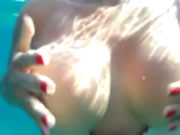 Sualtı Seks Yüzme Cumshot
